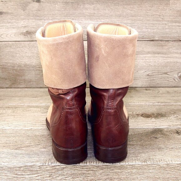 $ 1095 Neiman Marcus GRAVATI Women's 9.5 M Boot 4515 Calf/ Suede * add $15 Trees - Picture 10 of 16